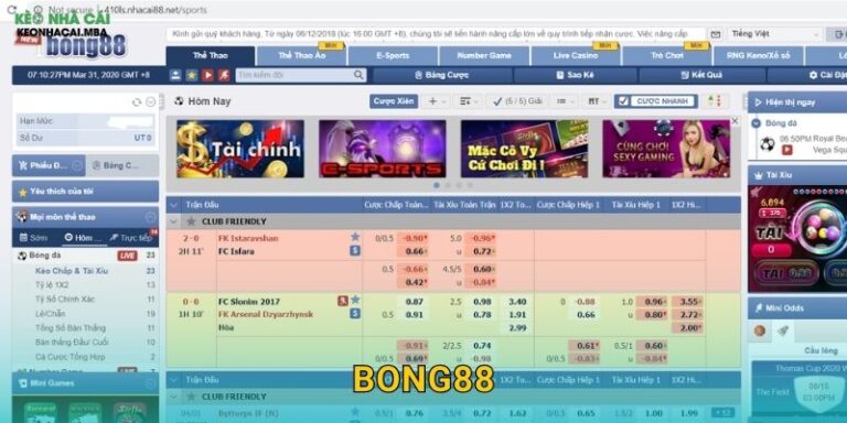 Bong88 – Điểm Đến Giải Trí Được Keo Nha Cai Bình Chọn
