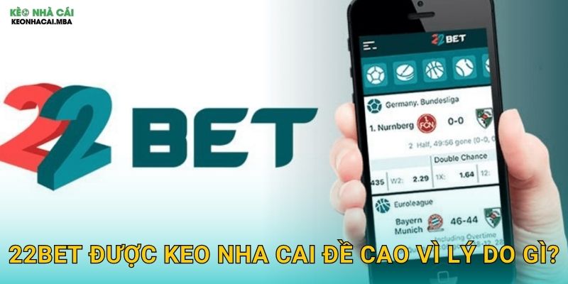22Bet Được Keo Nha Cai Đề Cao Vì Lý Do Gì?