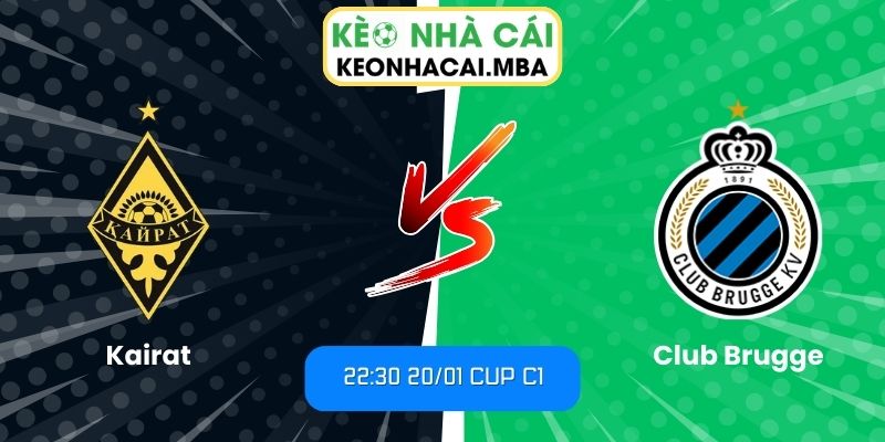 Soi kèo Kairat vs Club Brugge