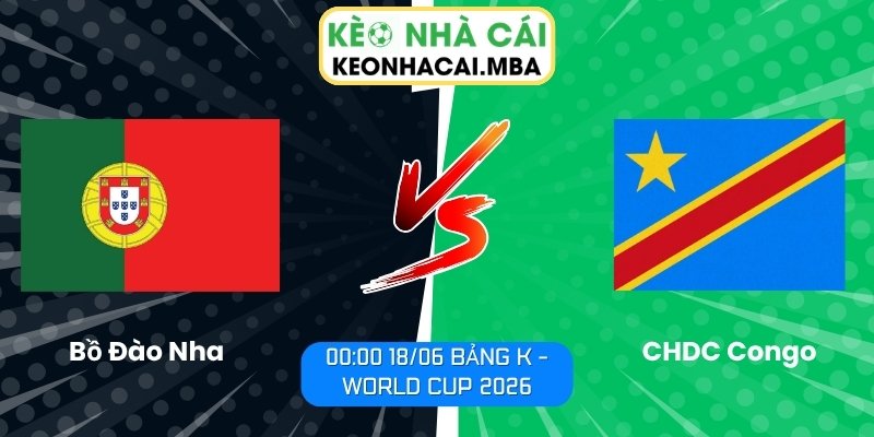 Bồ Đào Nha vs CHDC Congo
