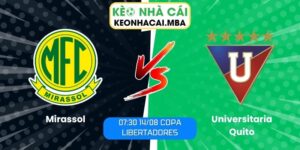 Mirassol vs Liga Dep. Universitaria Quito
